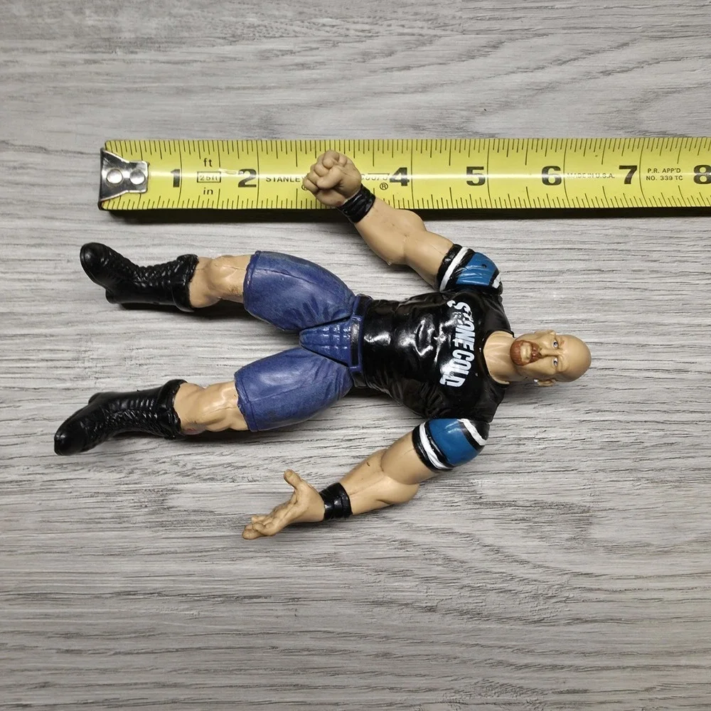 Vintage 1998 WWF Stone Cold Steve Austin - Jakks Pacific 6